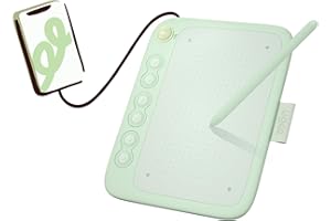 UGEE Q6 Tablet for Android Phone, Graphics Tablet with 6 Hot Keys,6.5x4 inches Tablet with Pen Adjustable Drawing Mode 8192Levels Battery-Free Stylus,Drawing Pad for Mac/Windows/Chrome