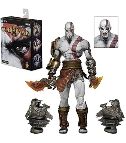 Figurine Kratos God Of War III 20cm - PVC Détaillé - Collection