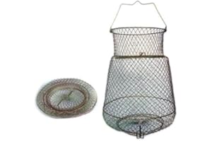 BODDENANGLER Drahtsetzkescher Aalkescher Heringskescher Kescher Heringsangeln, Länge:50cm