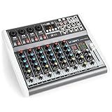 ÜBERZEUGEND: Mit dem Vonyx VMM-K802 8-Kanal-Mixer wird jede akkustische Aktivität zu einem musikalischen Fest. Er wird vor allem jene Musikliebhaber überzeugen, die auf der Suche nach einem leistungsstarken, aber auch handlichen Mehr-Kanal-Mixer sind.