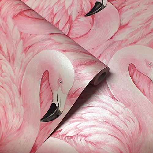 Flamingo Tapete Pink Rasch 277890 - 2