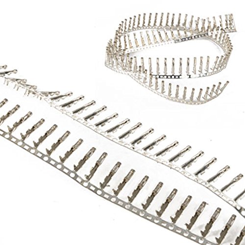 Meisijia 100 PCS 2.54mm femelle cuivre Dupont Jumper Cosse Broches du connecteur de sertissage en cuivre