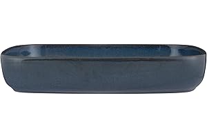Mason Cash Reactive Blue Rectangular Baker 31cm | 2 Litre Stoneware Oven Dish with Unique Glaze Finish – Ideal for Lasagne, Roasts, Vegetables & Crumbles | Dishwasher & Microwave Safe