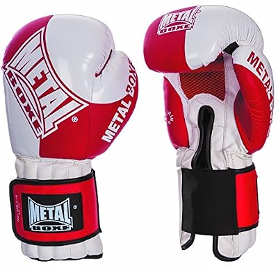 METAL BOXE MB215 Gants Mixte Adulte, Rouge, Taille 10 oz