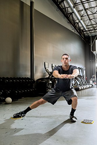 SKLZ SLDS-001 Trainingspad Rutschpad Slidez (2er Pack) gray/yellow - 6