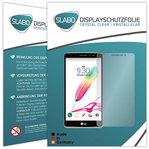 4 x Slabo Displayschutzfolie LG G4 Stylus Displayschutz Schutzfolie Folie „Crystal Clear“ unsichtbar MADE IN GERMANY - 2