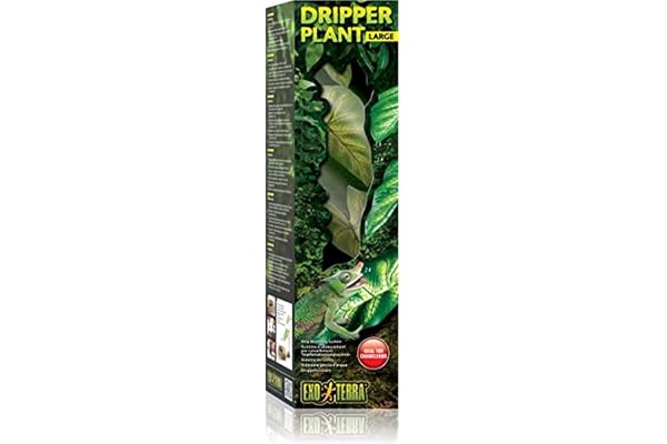 Exo Terra Water Dripper Plante de Décoration pour Reptile/Amphibien Taille L