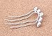 Produktbild Skyllc® Alloy Kristallglas Strass Hochzeit GirlsHair Pins Combs Blau