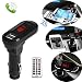Produktbild TianranRT Drahtlos FM Sender MP3 Player Freisprecheinrichtung Auto Kit USB TF SD Fernbedienung (Schwarz)