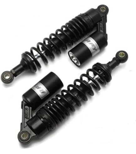 Amortisseurs arrière réglables 320 mm Peugeot 103... Restone noirs