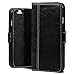 Price comparison product image Sinjoro iPhone 6S Plus/iPhone 6 Plus Case, Luxury Retro Elegant Wallet Leather Case [Card Slots] [Magnetic Closure] Slim Fit Folio Flip Book Case for 5.5" Apple iPhone 6S Plus/iPhone 6 Plus (Black)