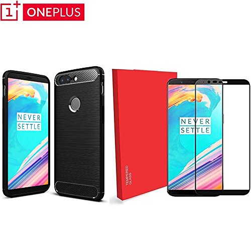 Goelectro OnePlus 5T / One plus 5T / One Plus Five T / OnePlus 5T (COMBO OFFER) Original Rugged Armor Shock Proof TPU Case for OnePlus 5T Back Cover Case ( Black ) + 2.5D curved 3D Edge to Edge Full Screen Tempered Glass Mobile Screen Protector - ( Black ) RS.399 (50.00% Off) - Amazon