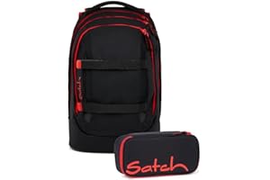 Satch pack Schulrucksack Set 2tlg. inkl. Schlamperbox