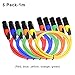 Produktbild Sanmubo5er Pack XLR Stecker auf Buchse Mikrofonkabel 1m, Mikrofonkabel-Patchkabel XLR-Stecker auf farbige XLR-Buchsenkabel Ausgeglichener Mike Cord Farbiges Mikrofon-Patchkabel