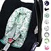 Produktbild BAMBINIWELT Kopfkissen, KOPFPOLSTER für Maxi Cosi CabrioFix, DESIGN (weiß türkis Tiere)