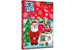 SOOLAR Moo Free Dairy Free Chocolate Advent Calendar 2024 with a Thank You Sticker -Christmas Advent Calendar Chocolate