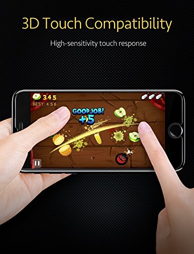 Protector Pantalla iPhone 7 Plus 8 Plus  2 Piezas  F  cil de Instalar  Garant  a de por Vida   ESR Cristal Templado 9H Dureza  3D Touch Compatible   Anti-Huella para Apple iPhone 8 Plus 7 Plus 6s Plus 6 Plus de 5 5 pulgadas 