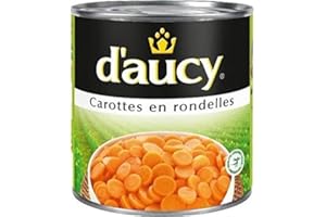 D'aucy Carottes en Rondelles 240g (lot de 10)