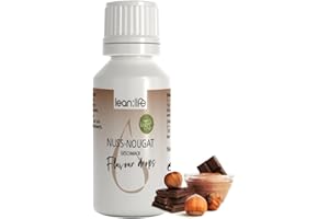 ‎LEAN:LIFE Lean:Life - Flavour Drops 30 ml - Nuss-Nougat - Aroma Tropfen für Lebensmittel - zuckerfrei und kalorienarm