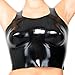 Produktbild EXLATEX Damen Latex Gummi Fetisch BH Longline Top