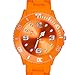 Produktbild Taffstyle Farbige Sportuhr Armbanduhr Silikon Sport Watch Damen Herren Kinder Analog Quarz Uhr 34mm Orange