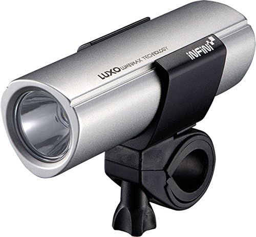 Electron Unisex Luxo 1 Watt Front LED Light with Batteries and Bracket, Silver