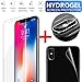 Produktbild MMLC iPhone XS 5.8 inch Panzerglas Folie [Front und Back] Hinten und Vorne Glasfolie Displayschutz + Kamera Schutzfolie (For iPhone XS 5.8 inch)