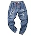 Produktbild Crazboy HoseHerren Casual Herbst Denim Baumwolle Vintage Wash Hip Hop Arbeitshose Jeans Hosen