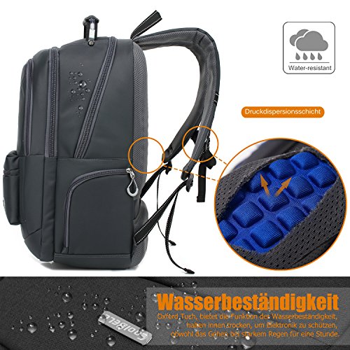 CoolBell 18 4 Zoll Rucksack Laptop Tasche Reise Rucksack wasserdicht Wandern Knapsack Sch tzende Tagesrucksack passen 15-17 3 Zoll Laptop f r Dell H CoolBell 18 4 Zoll Rucksack Laptop Tasche Reise Rucksack wasserdicht Wandern Knapsack Sch tzende Tagesrucksack passen 15-17 3 Zoll Laptop f r Dell H