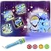 Price comparison product image Children's Projector Torch Luminous Toy Flashlight with 4 Themes and 32 Kinds of Patterns (Button Batteries Included )