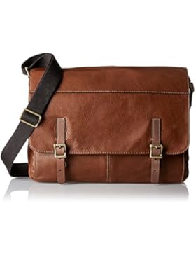 Fossil Herren Defender Business Tasche, Braun (Cognac), 8.9 x 29.2 x 39.4 cm