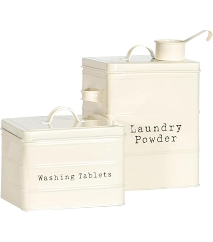 Harbour Housewares Vintage Premiers Soins Stockage Canister - Boîte Carrée En Métal Airtight Seal - Gris