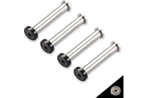 DolDer Viti per ventola PC, 25 mm, viti per ventilatore, viti a esagono incassato e pali a vite per alloggiamento PC, ventola da 25 mm (nero)