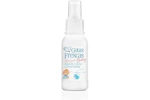 Instituto Español Gotas frescas - Agua de colonia concentrada para bebé - baja en alcohol - 80 ml