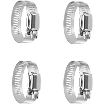 Fascette Stringitubo Monoorecchio In Acciaio Inox – 25 Pezzi, Misura 34,6 Mm (fascia 31,4-34,6 Mm)