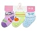 Baby Station 3/Pairs- Carters Multi Color kids Baby Cotton Socks 0-12Months (Girls (Pink) RS.399.00