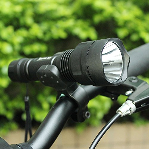 ThorFire C8s Taschenlampe, XM-L2 LED Taschenlampe Set mit 18650 Batterie und USB-Ladegerät für Radfahren Wandern Camping Jagen - 5