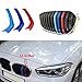 Produktbild Fit B M W 1 Serie 2015–2017, 11 Grill F20 F21 Nieren Kühlergrill Grill Clip in stripe streifen Cover Trim Schnalle Decor 3D 3 Farbe M Power M Sport Tech Motorhaube Kapuze