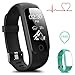 Produktbild Fitness Tracker Armband Smart Watch Wasserdicht Ip67,Bracelet Wristband Mit Herzfrequenz Schlafanalyse/Kalorienzähler/SMS SNS Call Benachrichtigung/Wetter Push/Stoppuhr/14 Trainingsmodi