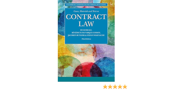 Cases Materials And Text On Contract Law Ius Commune Casebooks For The Common Law Of Europe Amazon De Beale Professor Hugh Fauvarque Cosson Benedicte Rutgers Jacobien Vogenauer Professor Stefan Fremdsprachige Bucher