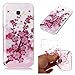 Produktbild Samsung Galaxy A5 2017 A520 (5,2 Zoll) Silikon Hülle Case,Fanryn Bunte Muster Weich Soft Transparente Kratzen weiche TPU Handy Hülle Durchsichtig Transparent Etui Cover Case Protective Shell Soft Schutzhülle Telefon Kasten für Samsung Galaxy A5 2017 A520 (5,2 Zoll) – Zweige Pflaumenblüte