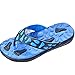 Produktbild Zehensandale Sandalen Herren Flip Flop Badeschuhe Beach Sommer Hausschuhe Beach Sandalen Zehentrenner Outdoorschuhe Strandschuhe Erwachsene Hausschuhe Dusch Badeschuhe Badelatschen LMMVP (43, Blau)
