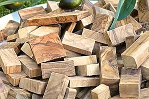OLIVENHOLZ ERLEBEN 1kg Räucherholz aus 100% Olivenholz - zum Räuchern und Smoken - Einizgartiges Aroma - perfekt für jedes BBQ oder Smoker Event