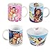 Produktbild U. L. AG Mia and Me Tasse Oder Müslischale - 4 Varianten zur Auswahl Kindergeschirr Geschirr für Kinder (Tasse Rosa- mit Mia,Mo,Yuko, Phuddle)