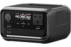EF ECOFLOW EcoFlow RIVER 3 Plus Portable Power Station – 286Wh LFP Battery, 1200W Output, 16 Hr Runtime for <100W Devices, Expandable to 858Wh, <10 ms UPS, Solar Generator for Camping & RV
