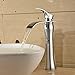 Produktbild BONADE Hoher Auslauf Einhebel-Waschtischarmaturen Wasserfall Wasserhahn Armatur Bad für Badezimmer Waschbecken, 59 Kupfer, Chrom