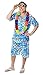 Produktbild Bristol Novelty AC332 Hawaiian Mann Kostüm, mehrfarbig, Blumenkasten