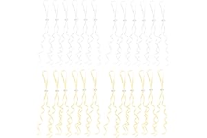 HSKRKOW Ballonverschlüsse Helium mit Schnur für Luftballons,100 Stück Ballonband Grün,Luftballon Verschlüsse,Luftballon Schnüre, Schnur zum Luftballon Aufhängen für Hochzeitsfeier,Geburtstag,Party