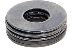 Othmro AXK1024 2AS - Rodamientos axiales de agujas con 2 arandelas, diámetro interior de 10 mm, diámetro exterior de 24 mm, 4 mm de grosor, dureza GCr15, 2 unidades