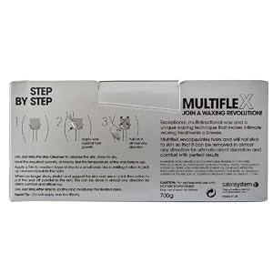 Salon System 700g Just Wax Multi Flex Stripless Wax Brazilian Leg/Underarm Wax Tea Tree and Calendula - Image 4